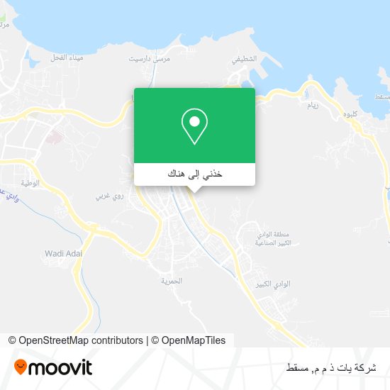 خريطة شركة يات ذ م م