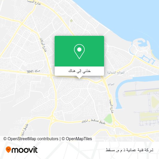 خريطة شركة فنية عمانية ذ م م