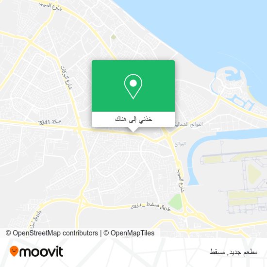 خريطة مطعم جديد