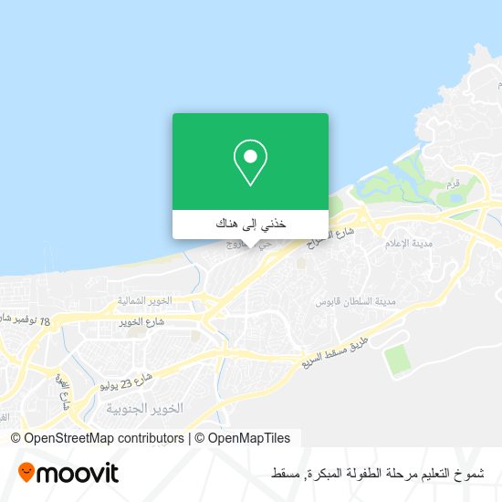 خريطة شموخ التعليم مرحلة الطفولة المبكرة