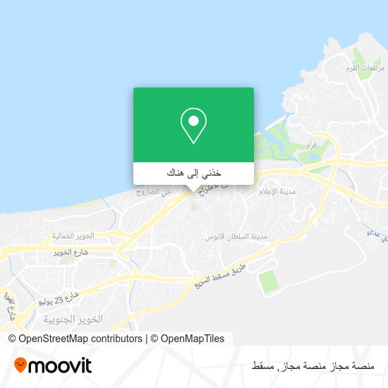 خريطة منصة مجاز منصة مجاز