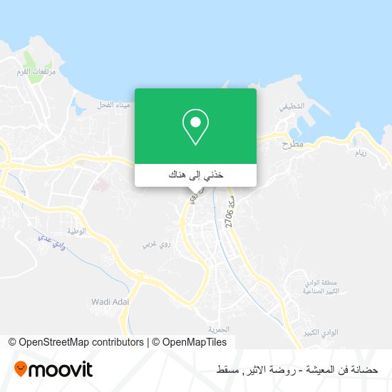 خريطة حضانة فن المعيشة - روضة الاثير