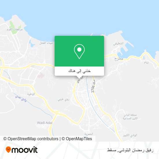 خريطة رفيق رمضان البلوشي