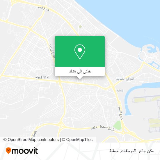 خريطة سكن جلنار للموظفات