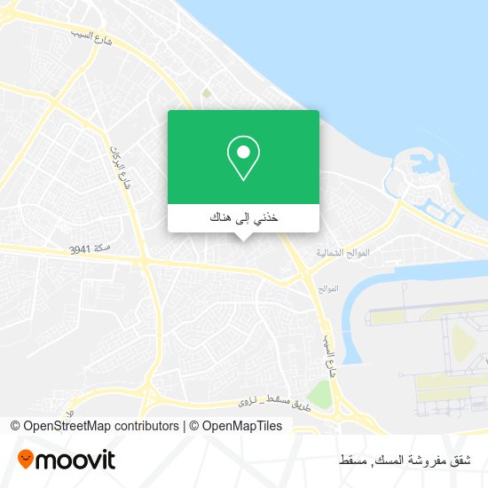خريطة شقق مفروشة المسك