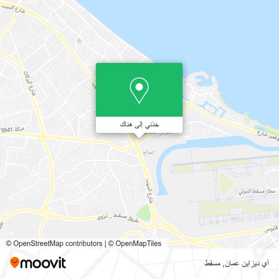 خريطة آي ديزاين عمان