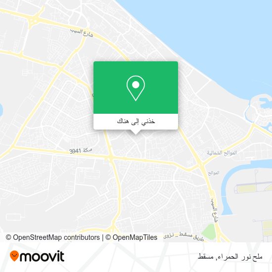 خريطة ملح نور الحمراء