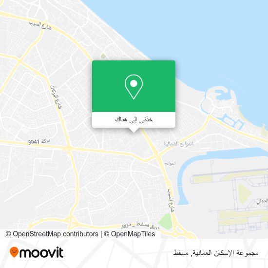 خريطة مجموعة الإسكان العمانية