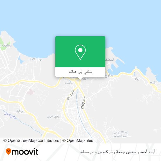 خريطة أبناء أحمد رمضان جمعة وشركاه ش.م.م
