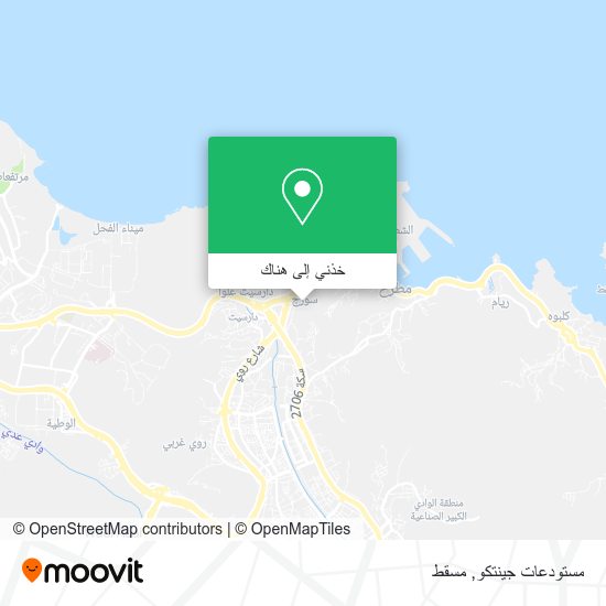 خريطة مستودعات جينتكو