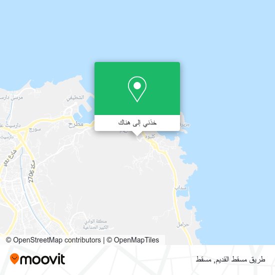 خريطة طريق مسقط القديم