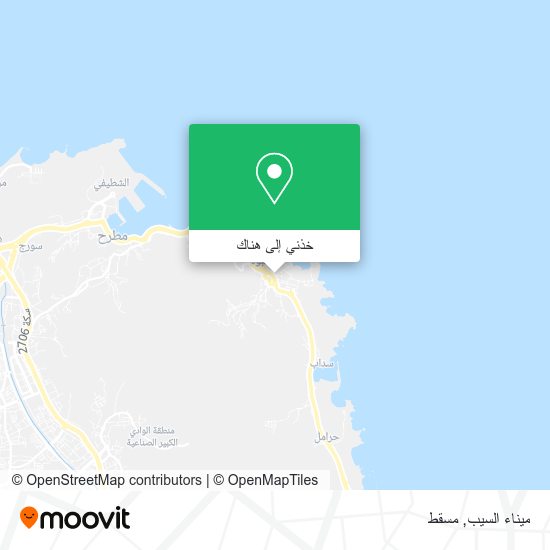 خريطة ميناء السيب