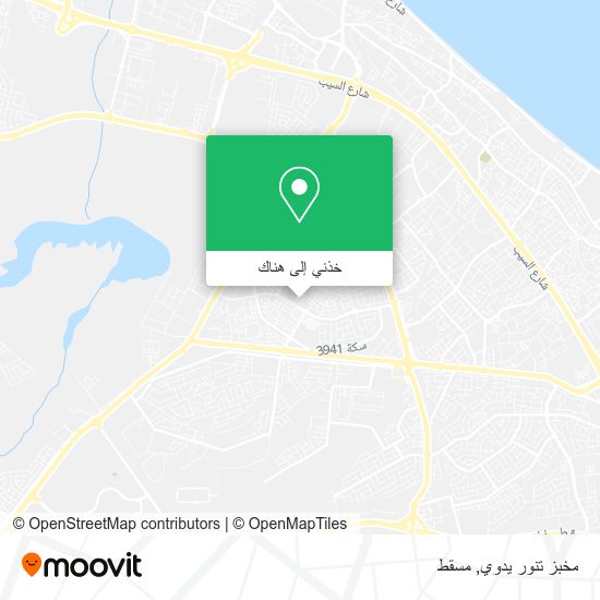 خريطة مخبز تنور يدوي