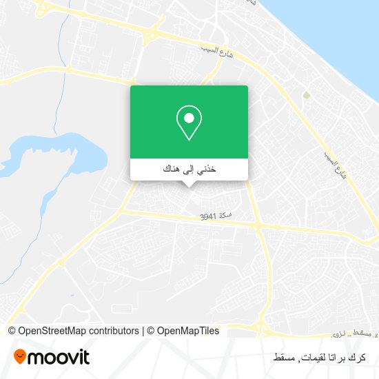 خريطة كرك براتا لقيمات