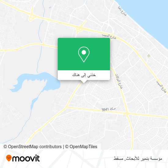 خريطة مؤسسة بنمير للأبحاث