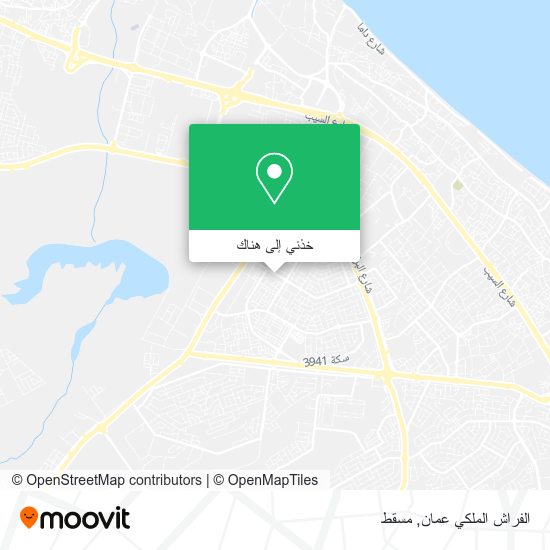 خريطة الفراش الملكي عمان