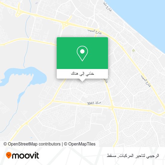 خريطة الرجيبي لتاحير المركبات