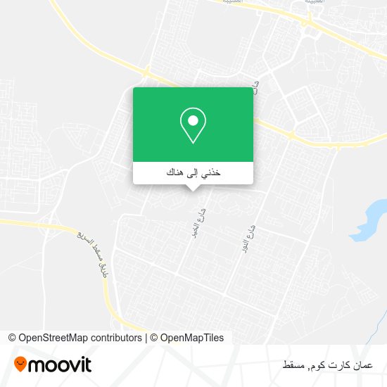 خريطة عمان كارت كوم