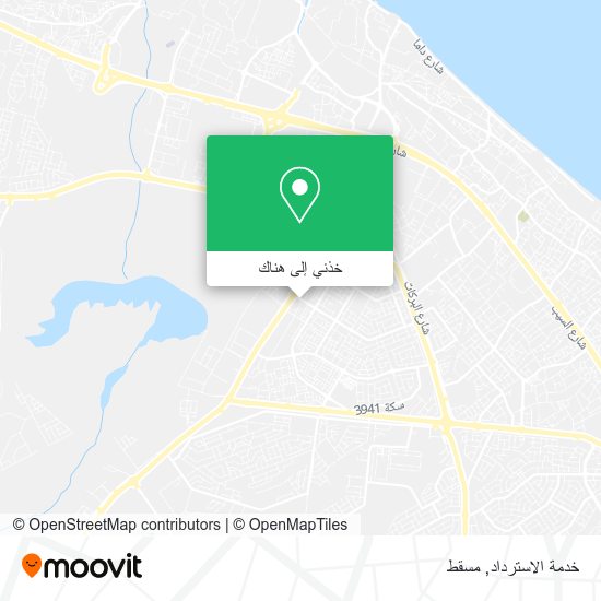 خريطة خدمة الاسترداد