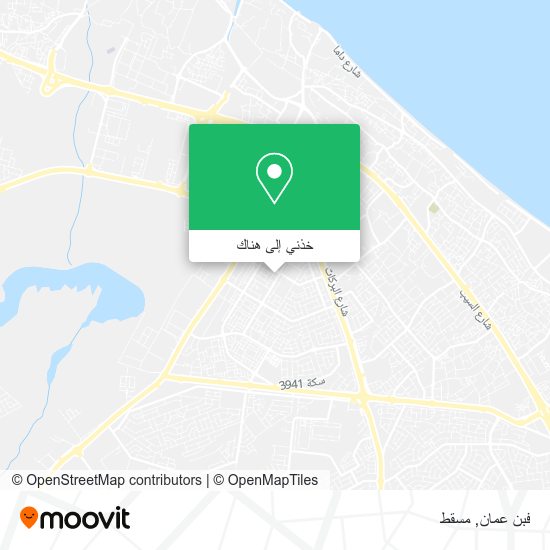 خريطة فبن عمان