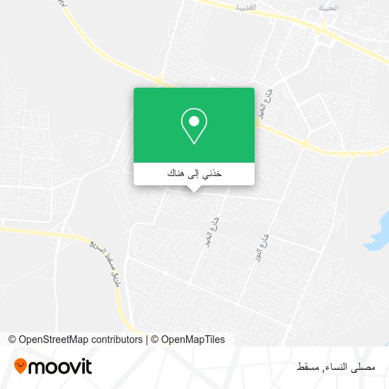 خريطة مصلى النساء