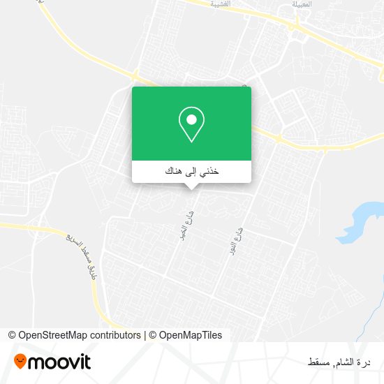 خريطة درة الشام