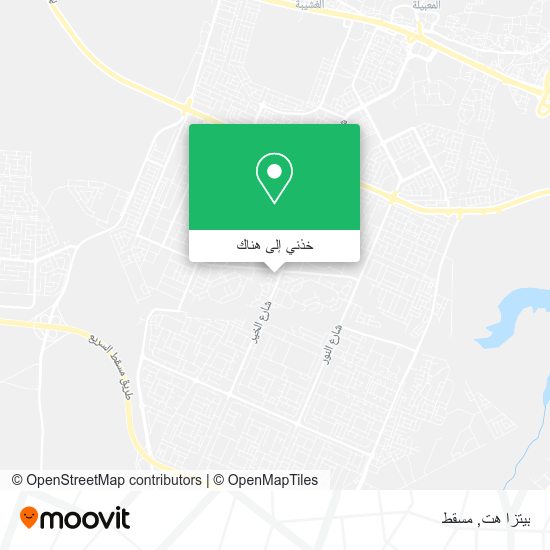 خريطة بيتزا هت