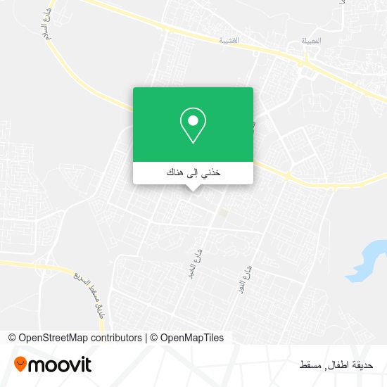 خريطة حديقة اطفال