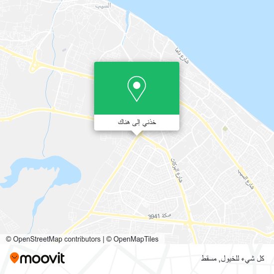خريطة كل شيء للخيول