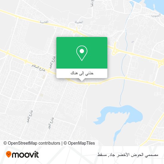 خريطة مصممي الحوض الأخضر جاد