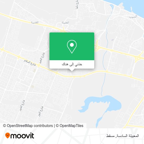 خريطة المعبيلة السادسة