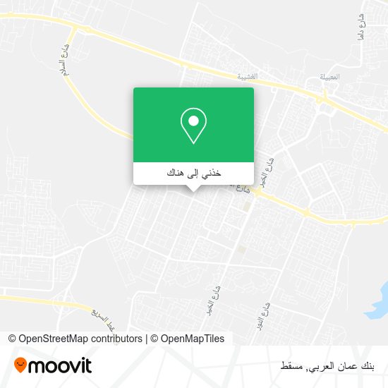 خريطة بنك عمان العربي