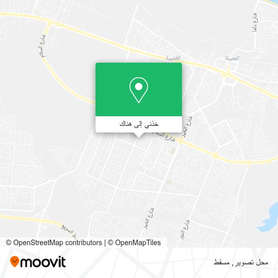 خريطة محل تصوير