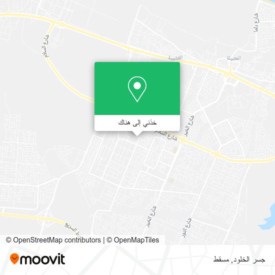 خريطة جسر الخلود