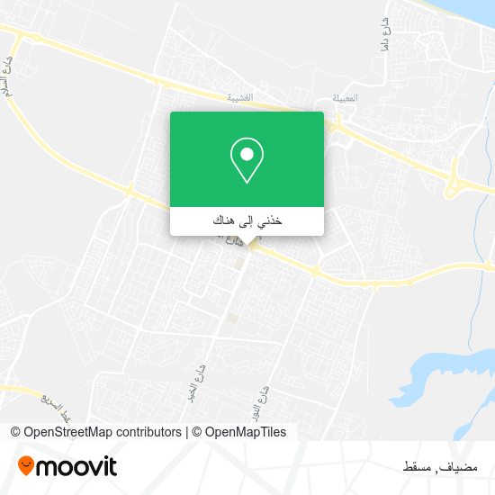 خريطة مضياف