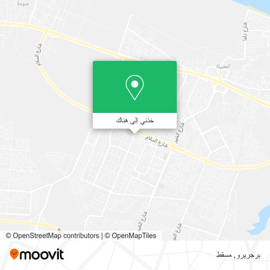 خريطة برجريرو