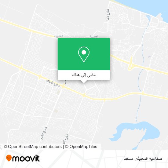 خريطة صناعية المعبيله