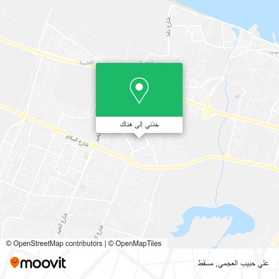 خريطة علي حبيب العجمي