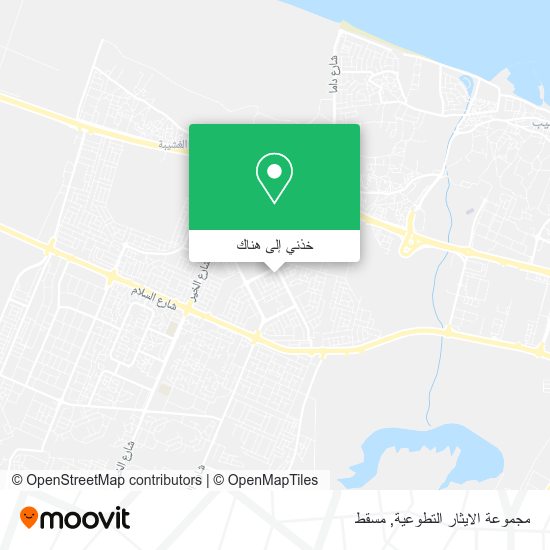 خريطة مجموعة الايثار التطوعية