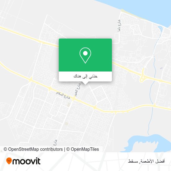 خريطة أفضل الأطعمة
