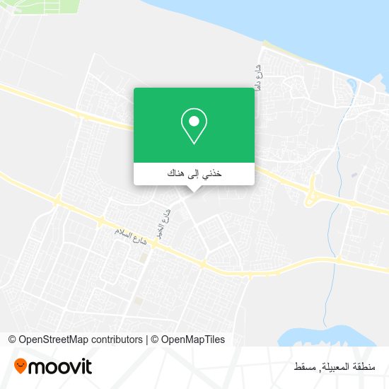 خريطة منطقة المعبيلة