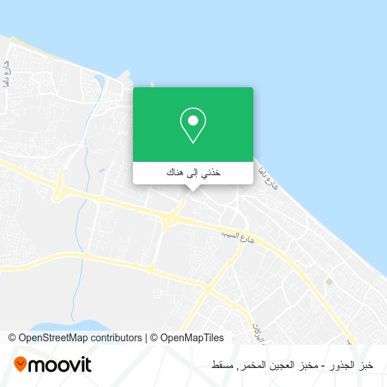 خريطة خبز الجذور - مخبز العجين المخمر