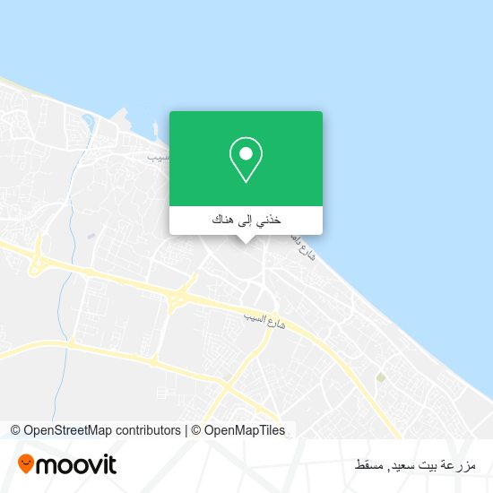 خريطة مزرعة بيت سعيد