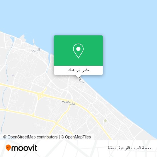 خريطة محطة العباب الفرعية