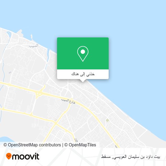 خريطة بيت داؤد بن سليمان العويسي