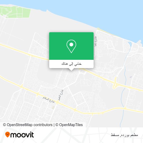 خريطة مطعم بورده