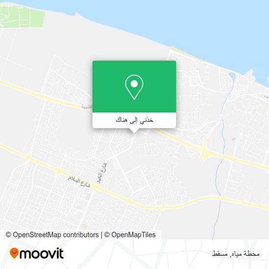 خريطة محطة مياه