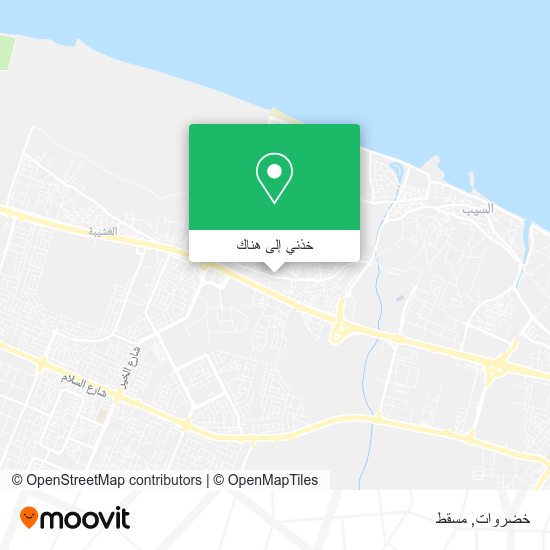 خريطة خضروات