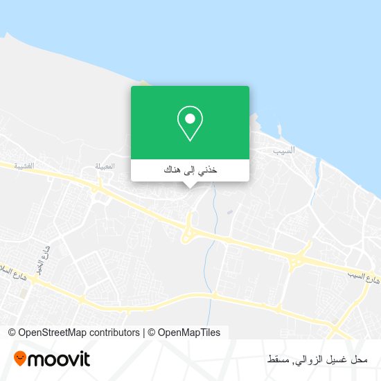 خريطة محل غسيل الزوالي