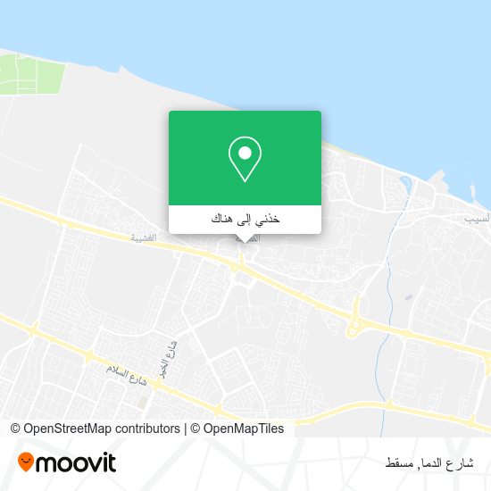 خريطة شارع الدما